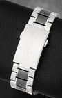 Rear view of the stainless steel folding clasp with push-buttons on TAG Heuer Formula 1 CAZ2012.BA0970