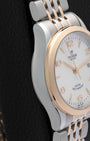 Left side profile view highlighting the polished 28mm stainless steel case and slim profile of the pre-owned 2024 Tudor 1926 M91351.