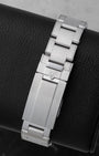 Stainless steel rivet-style bracelet with T-fit micro-adjusting clasp for Tudor Black Bay Pro reference 79470