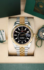 black dial Rolex Sky-Dweller 326933 | Noahs Fine Watches & Jewelry Dallas