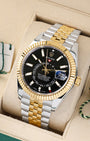 black dial Rolex Sky-Dweller 326933 | Noahs Fine Watches & Jewelry Dallas