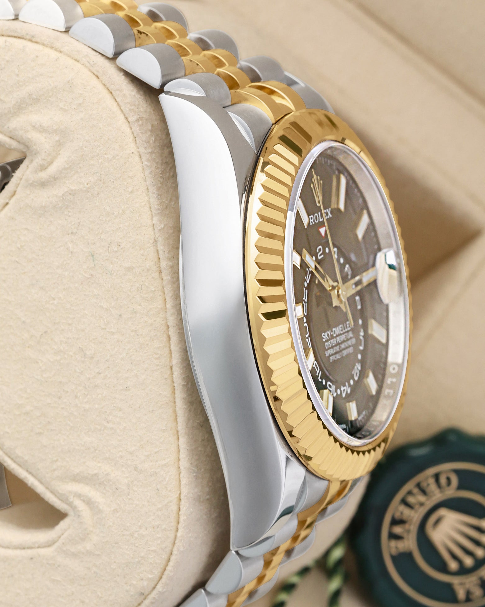 black dial Rolex Sky-Dweller 326933 | Noahs Fine Watches & Jewelry Dallas