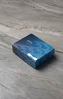 Original vintage blue outer box packaging for 1980 Rolex Cellini 4112 set at Noah's Fine Watches & Jewelry