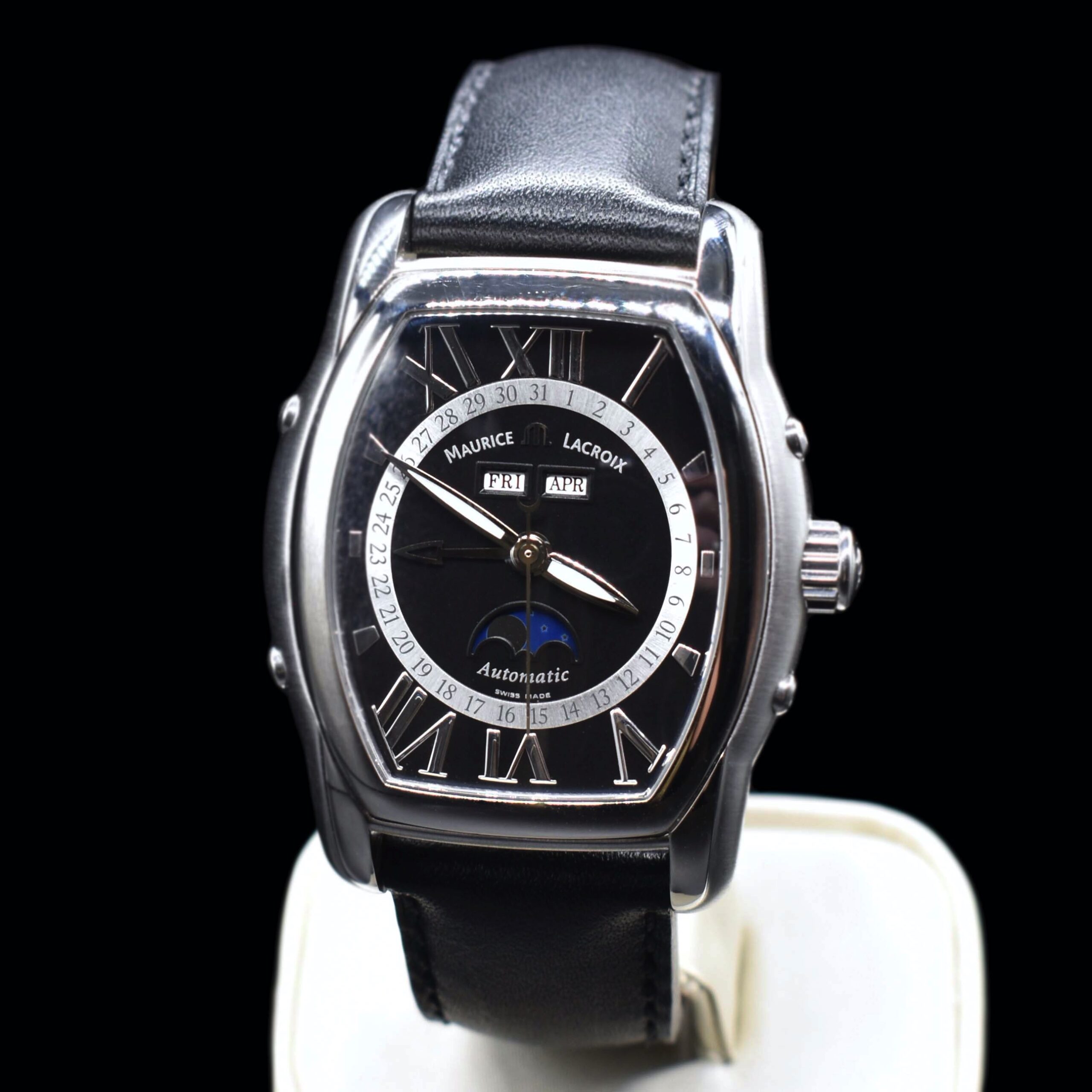 MAURICE LACROIX MASTERPIECE PHASES DE LUNE STAINLESS STEEL REF. MP6439